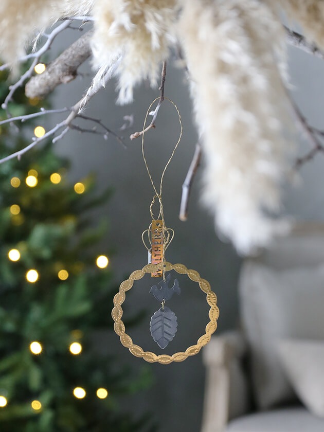 Walther&Co.オーナメントBIRD IN A RING