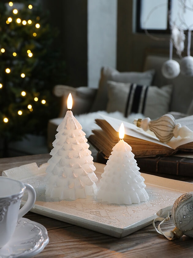 チェリー キャンドル 4個セット ろうそく クリスマス インテリア