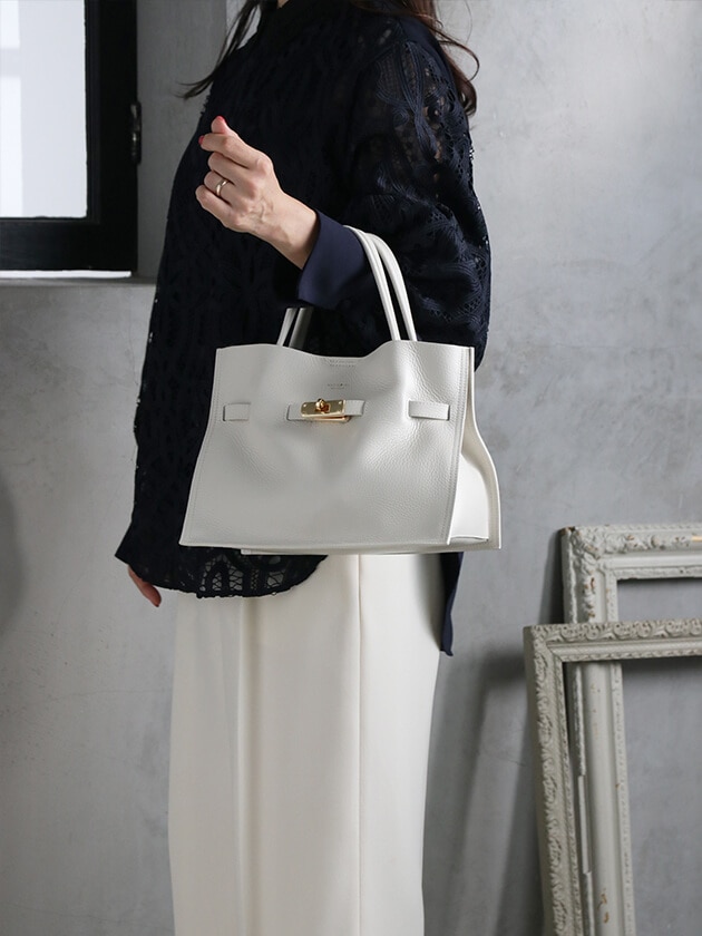 VIOLAd'OROバッグTREROアイスグレーxグレー(インナー)(V-1496)