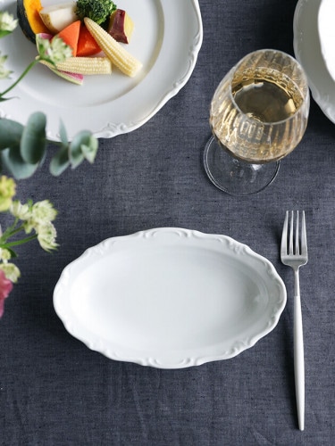 ライヒェンバッハ オーバルディッシュ23cmバロック REICHENBACH - サラ