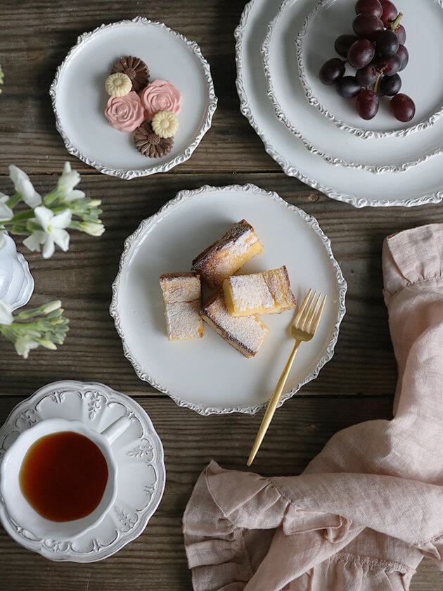 ELIOS RINAサラダプレート ホワイト