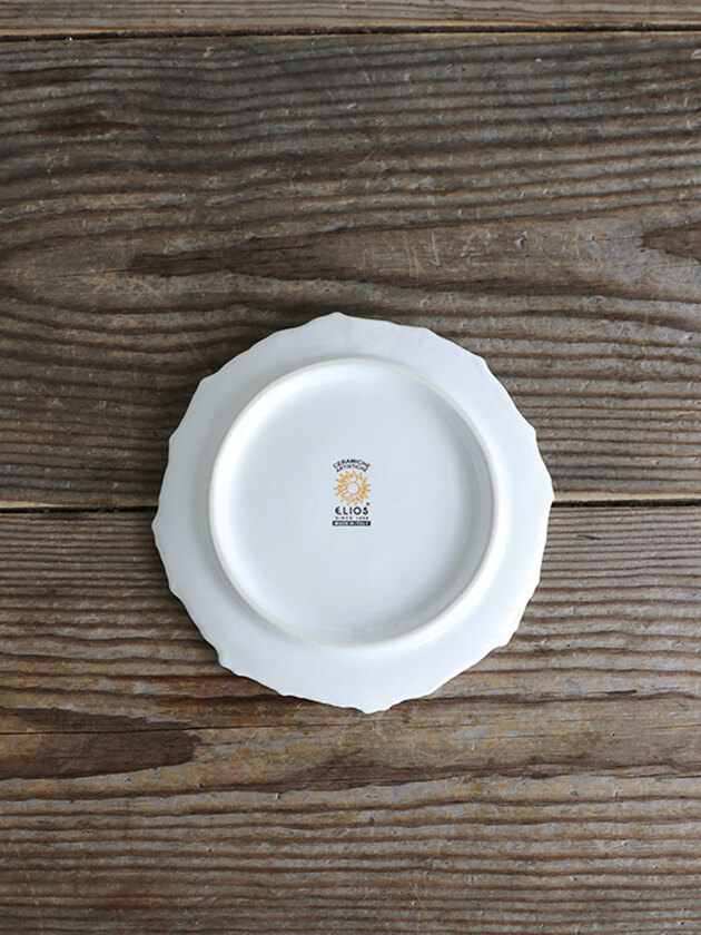 ELIOS RINAパン皿 ホワイト