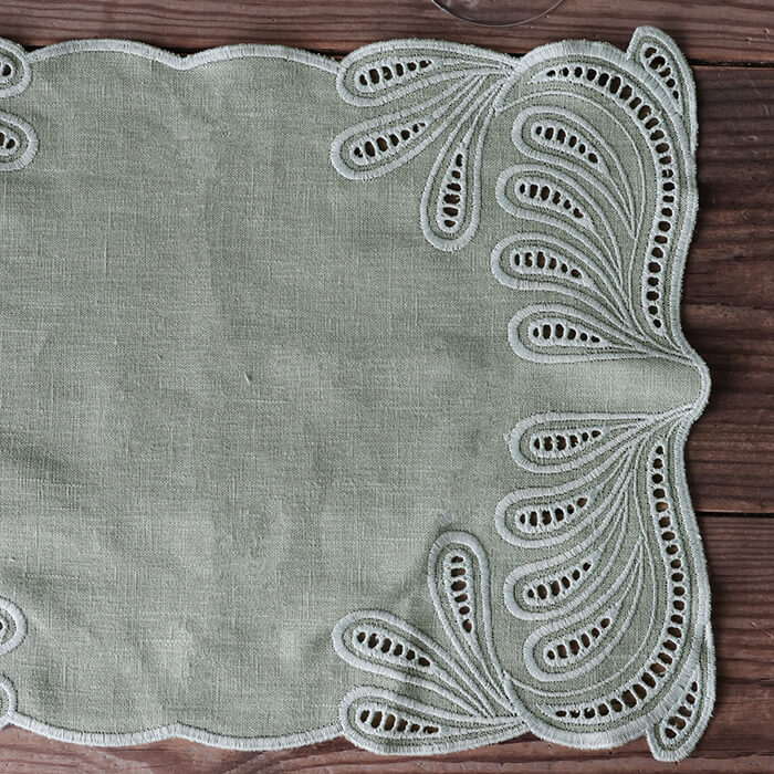 Borgo delle tovaglie�ץ졼���ޥå�Tecla 50x35cm �饤�ȥ��꡼���������