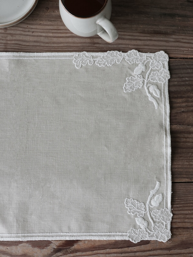 Borgo delle tovaglieプレースマットQuercia 50x35cm マスティックx