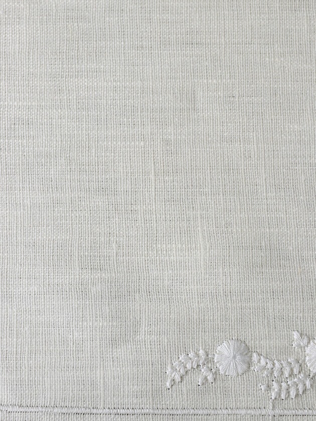 Borgo delle tovaglieプレースマットVenaria 50x35cm アイボリーx
