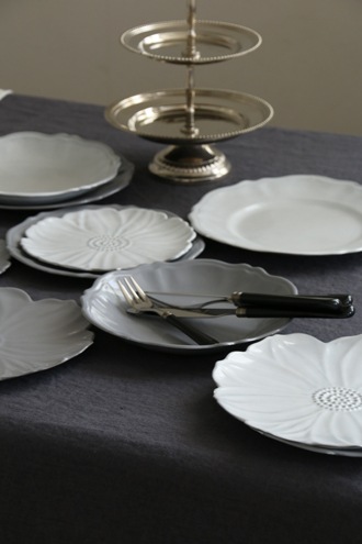 Bleu D'Argile Louis XV�ǥ��ʡ��ץ졼�ȥۥ磻��25cm