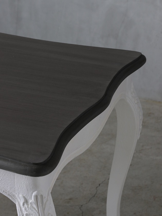 BLANC D'IVOIRE�����˥󥰥ơ��֥�JOANNA150cm����ƥ������ۥ磻��TOP�֥饦�󥰥졼facon chene