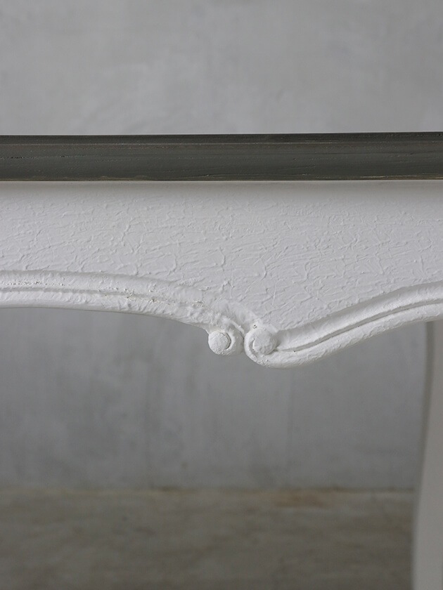 BLANC D'IVOIRE�����˥󥰥ơ��֥�JOANNA180cm����ƥ������ۥ磻��TOP�֥饦�󥰥졼facon chene