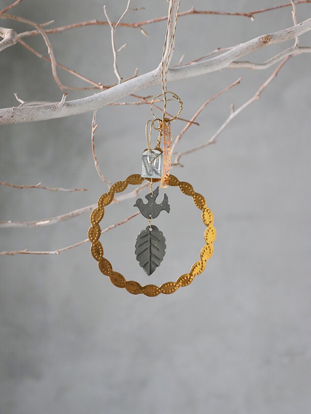 Walther&Co.オーナメントBIRD IN A RING