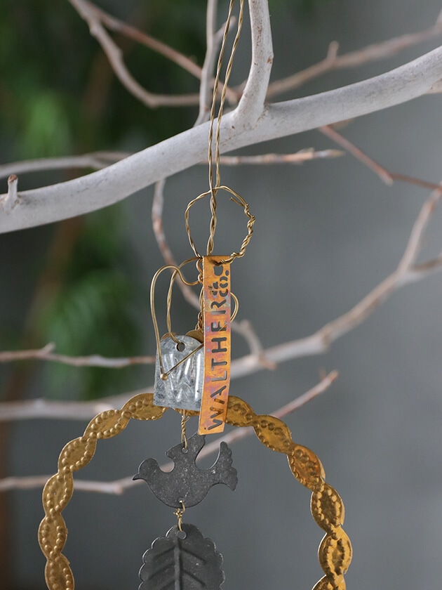 Walther&Co.オーナメントBIRD IN A RING