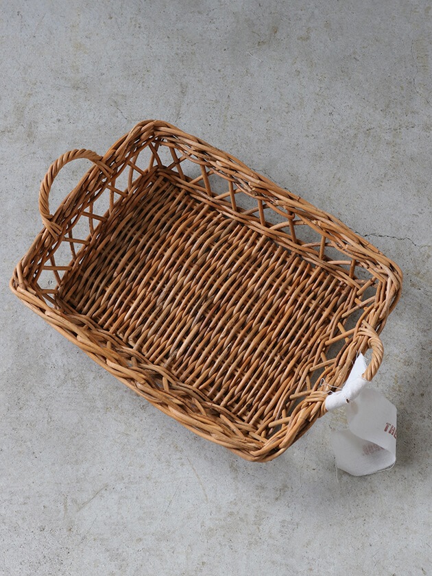 ラタンバスケットトレーAnika