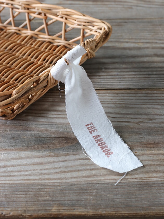 ラタンバスケットトレーAnika