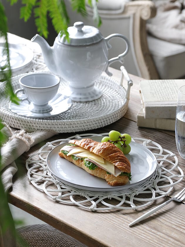 ラタンプレート(2枚) ラタンプレート2枚