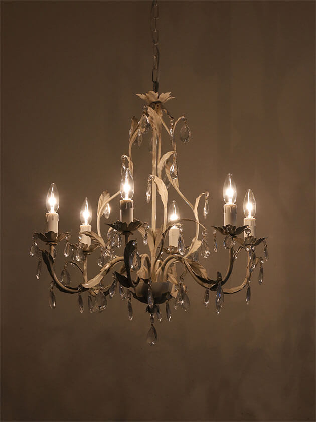 4灯シャンデリア ・サラグレース イタリアのIL PARALUMEの美しいシャンデリアのご紹介♪ | サラグレース