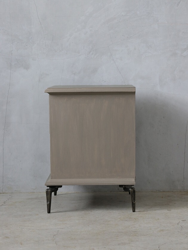 BLANC D'IVOIREサイドテーブルGABRIELLEグレージュ