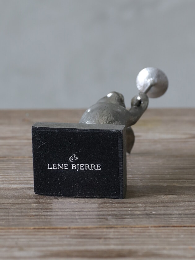 Lene BjerreキャンドルホルダーSeminaシルバー18cm