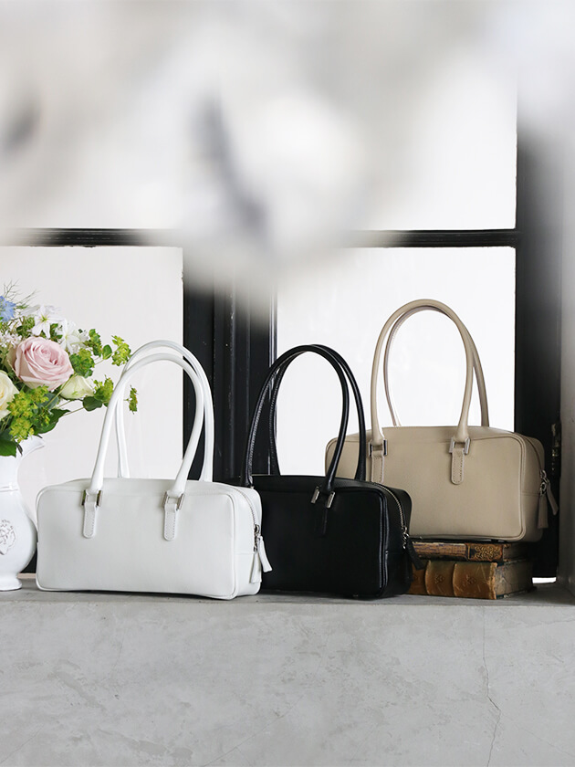 新品未使用品♩ ノーブランドグレー レザー ハンドバッグ PRADA プラダ 2WAYハンドバッグ 1BA002 サフィアーノ グレー