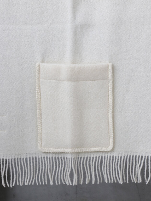 LAPUAN KANKURITポケットショールMARIAホワイト60x180cm