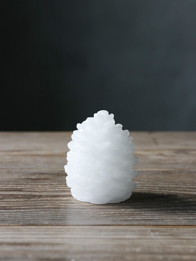 LEDライト松ぼっくりホワイト8cm サラグレース