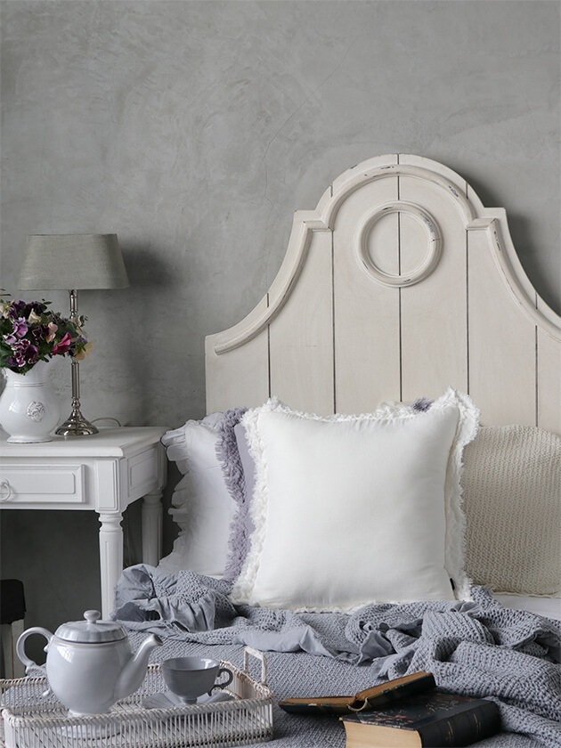 モデルルーム展示品 Oyuna カシミア クッションカバー オフホワイト