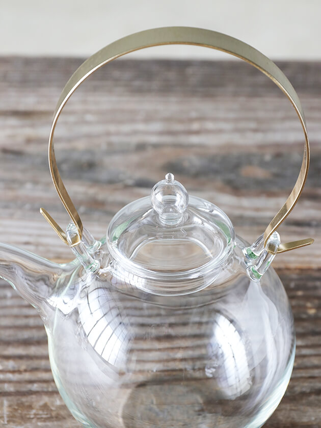 煎茶 墨画 台(LC742) 鍋島焼 鍋島虎仙窯作 手描き更紗亀甲散文急須 [東山堂煎茶器店