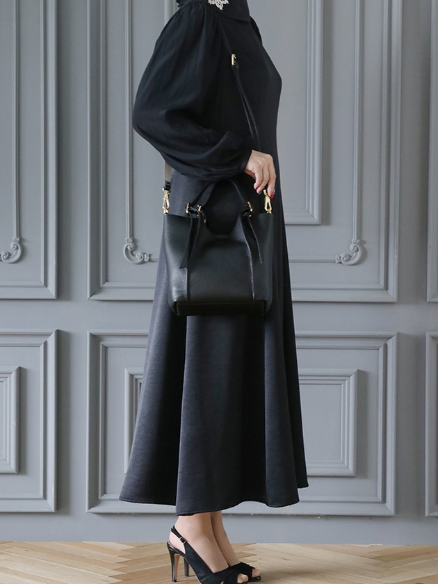 VIOLAd'OROバッグTREROブラックxグレー(V-1540)