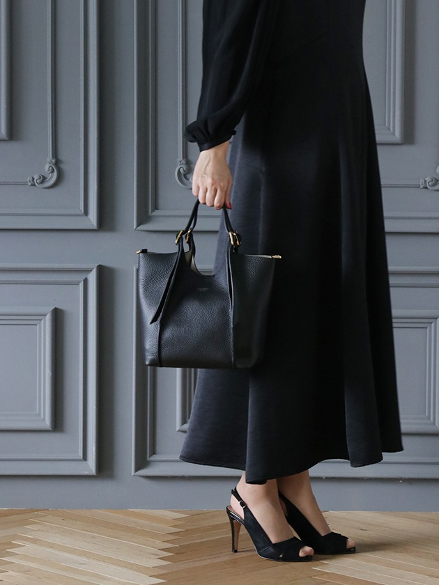 VIOLAd'OROバッグTREROブラックxグレー(V-1540)