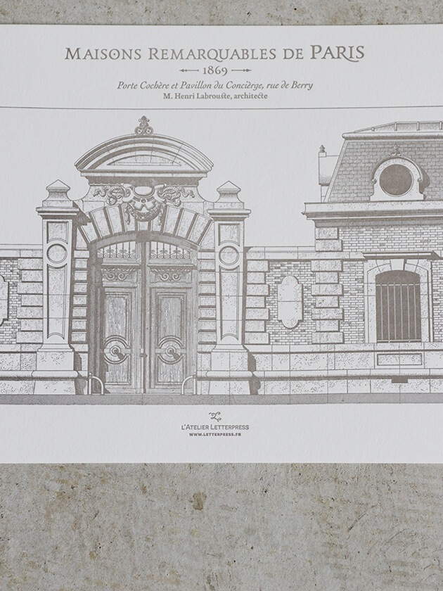 LetterPress�ݥ�����Porte Cochere