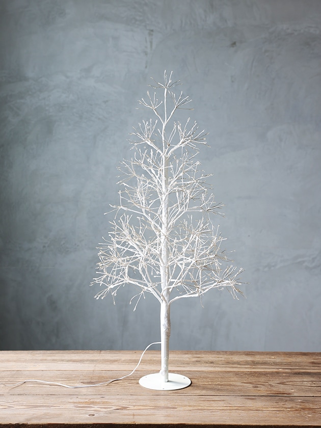 Noel KiaraクリスマスツリーホワイトH90cm LED810灯