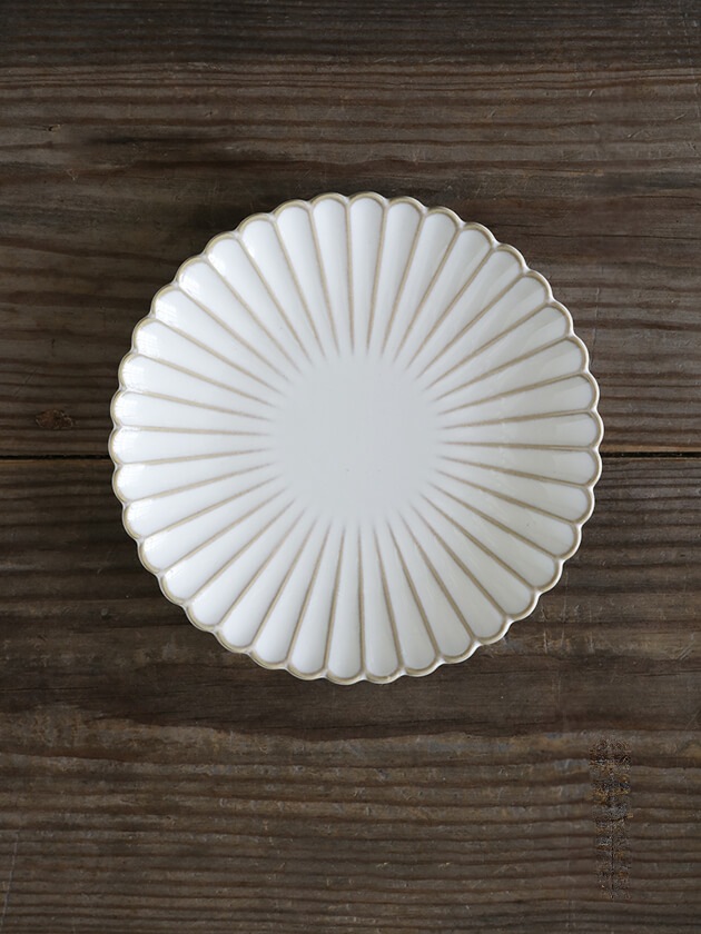 デザートプレート Kali 20.5cm オフホワイト