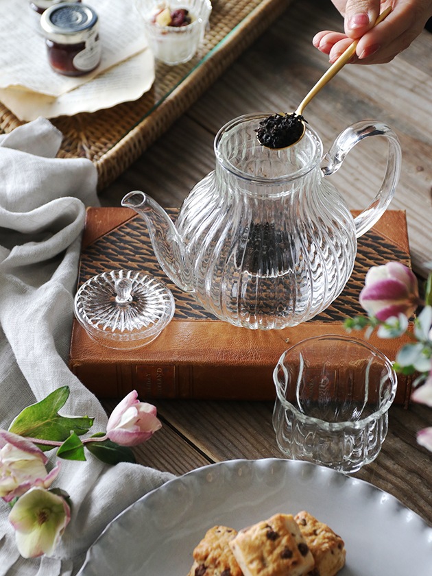 ガラスティーポット Classy