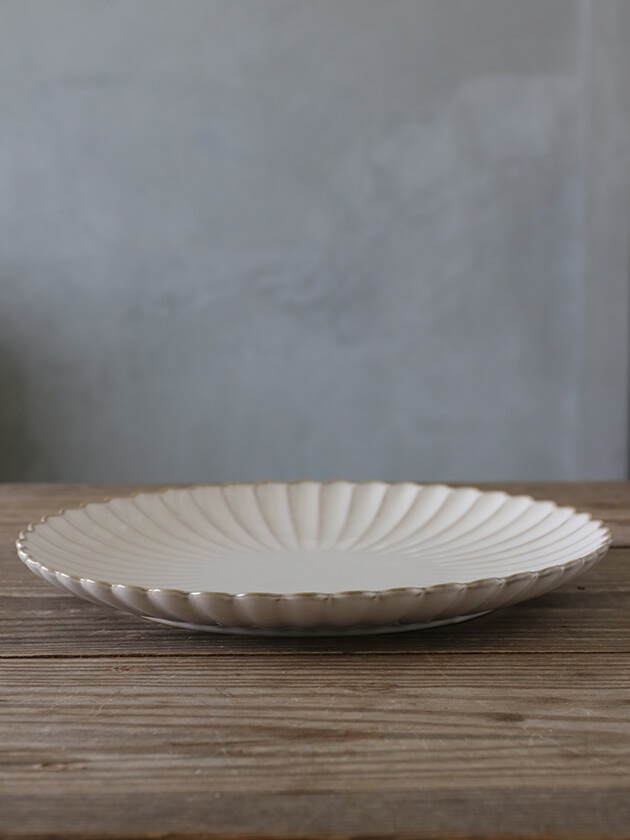 ディナープレート Kali27cm オフホワイト