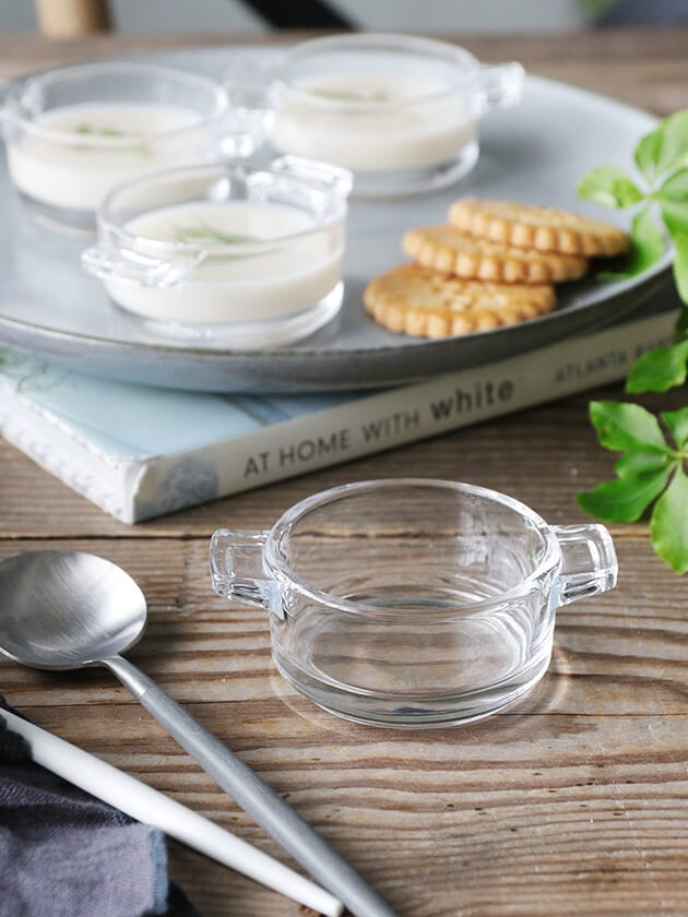 ハンドル付ガラスアミューズカップ