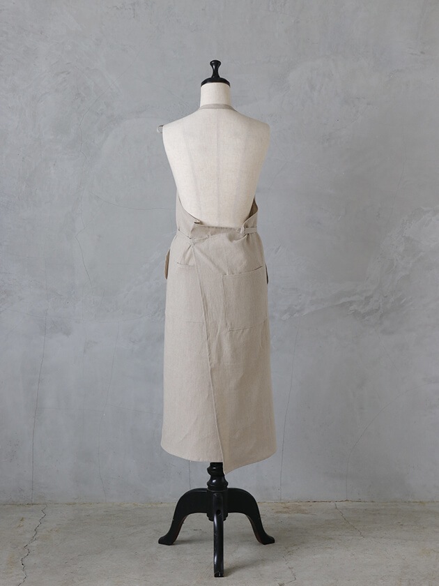 NOVEMBER LINEN リネン フル エプロン