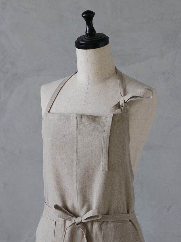 NOVEMBER LINEN リネン フル エプロン