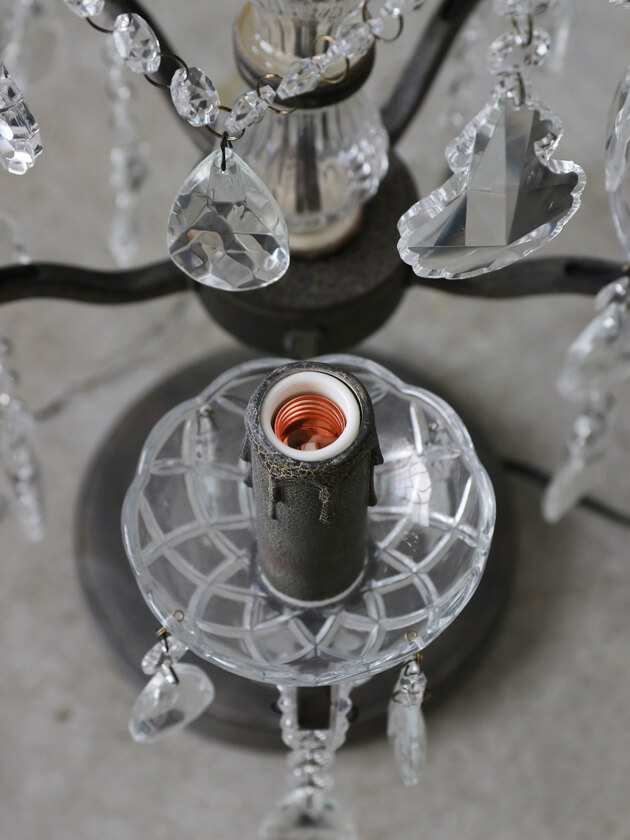 SGDシャンデリアスタンドランプLinda5灯シャビーグレー- サラグレース-