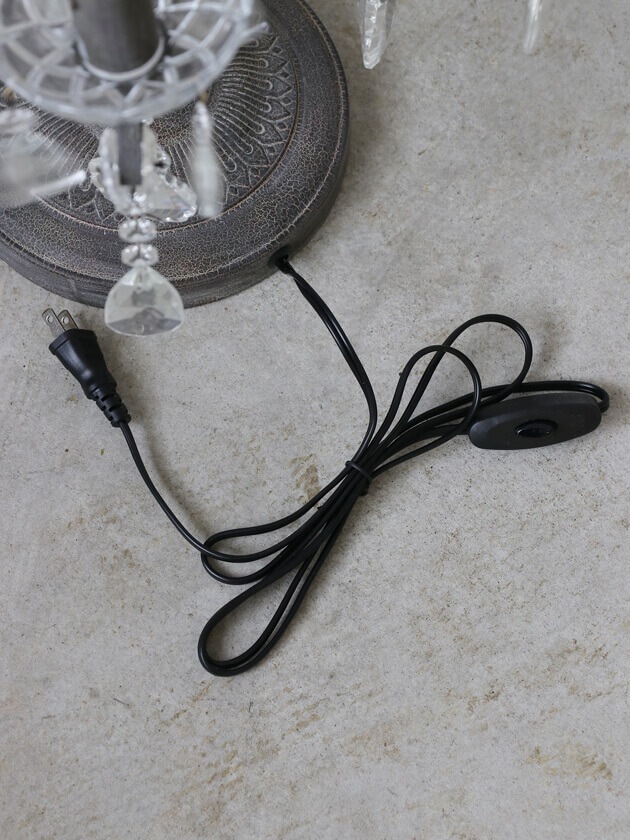 SGDシャンデリアスタンドランプLinda5灯シャビーグレー- サラグレース-