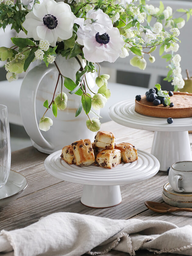 DUTCHDELUXESケーキスタンド 21cm ホワイト