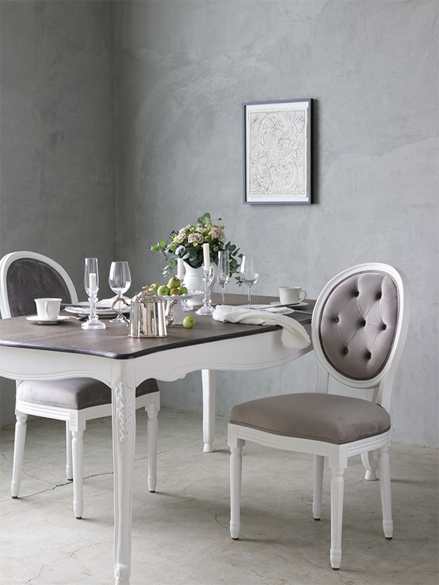 2026年3月入荷予定》SGDダイニングチェアNEWオーバルバックホワイト