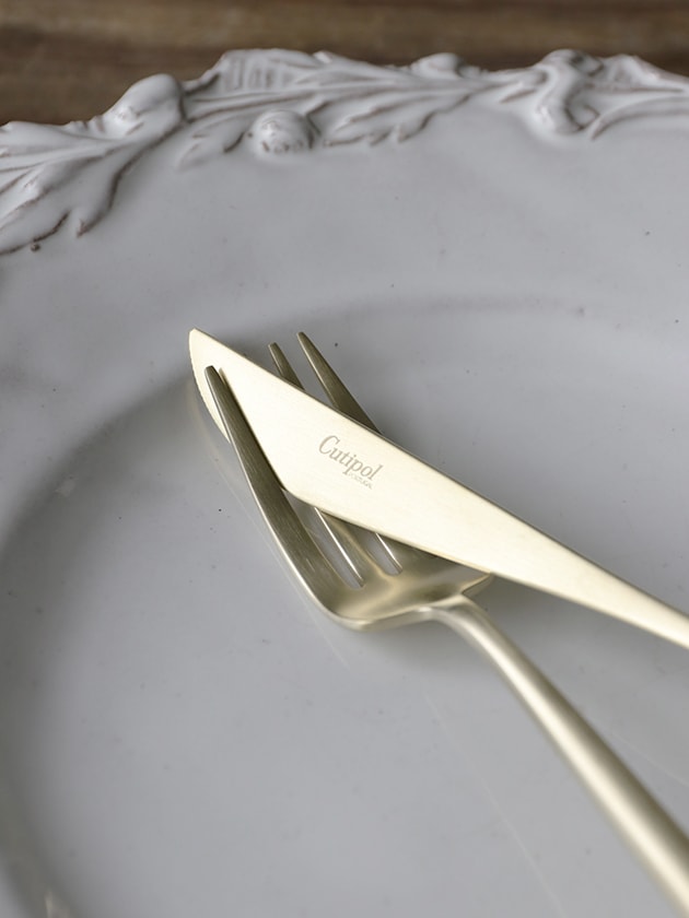 CutipolカトラリーMOON MATTE CHAMPAGNE