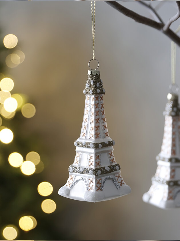 Shishi���饹�����ʥ���Eiffel�ۥ磻�ȥ���С��������13cm
