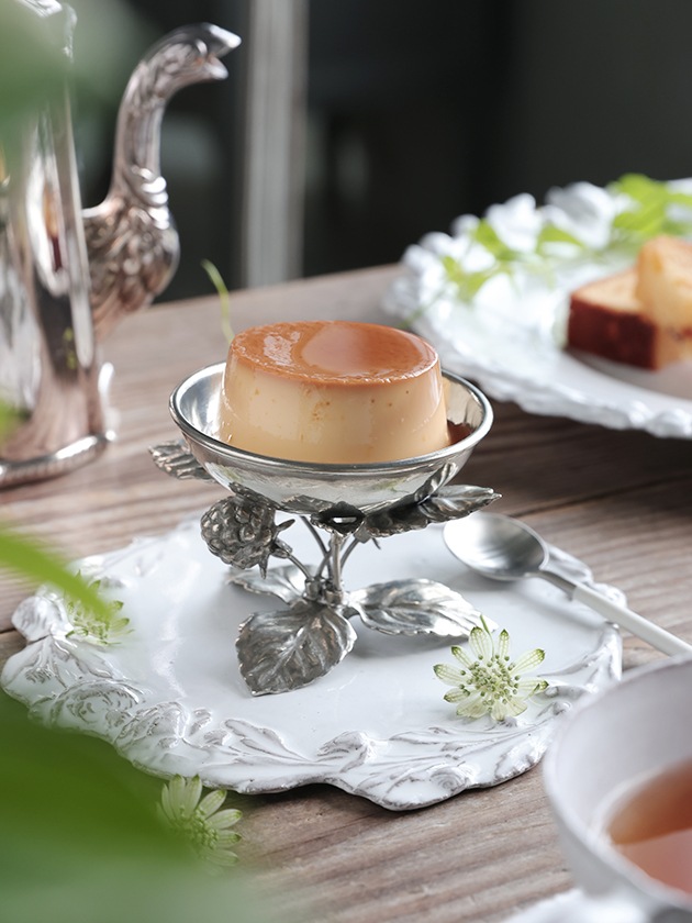 PewterスタンドボウルRaspberry