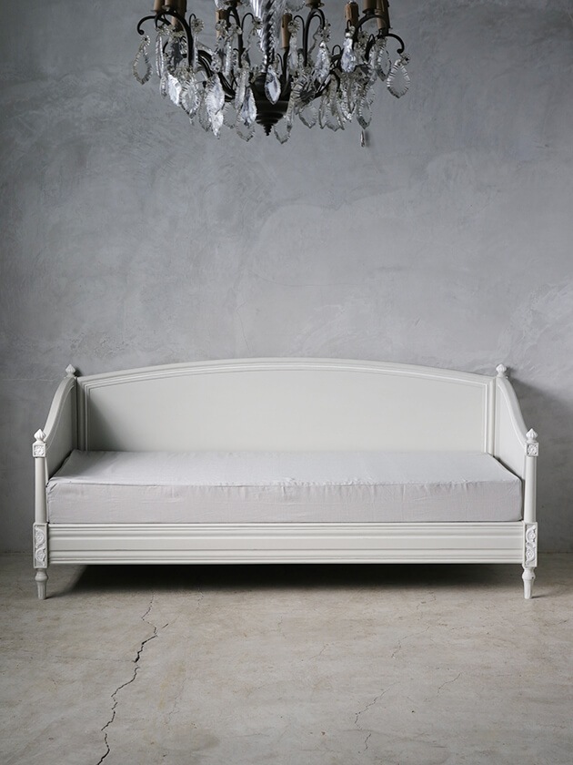 LORD LOU ペットベッドArthurケーン編みリネンエクリュ