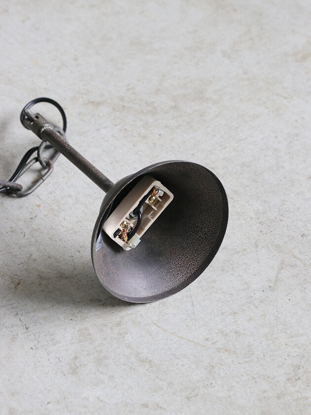 SGDシャンデリア1灯Juliaシャビーグレー - サラグレース