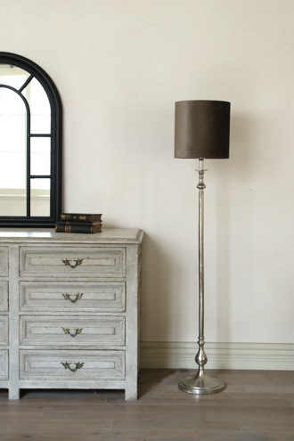 Light & Living フロアスタンドランプCEBUシルバー - サラグレース