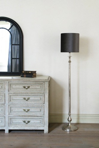 Light & Living フロアスタンドランプCEBUシルバー - サラグレース