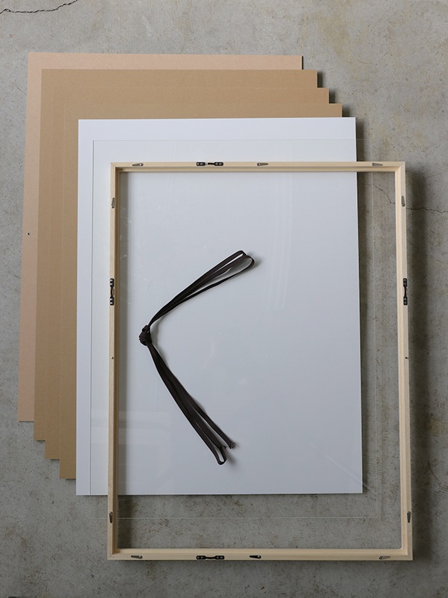 木製額縁木目 54.5x72.7cm