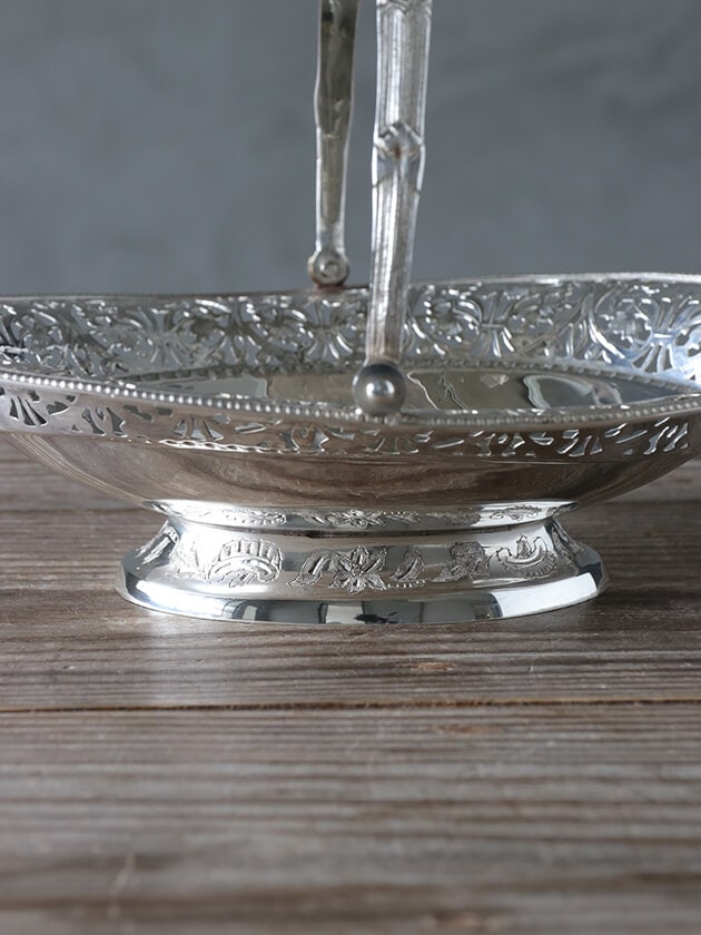 Royal FamilyシルバーバスケットFruits