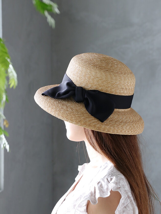 Accessorize アクセサライズ イギリスブランド 帽子 ハット 極細麦 ストロー ハット カサブランカ