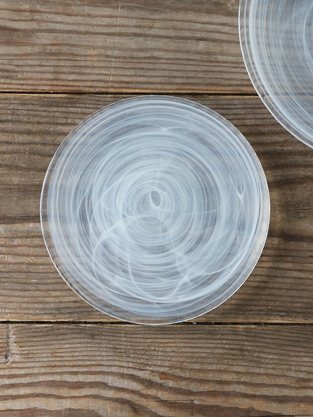 ガラス デザート プレート Fog 21cm